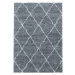Kusový koberec Alvor Shaggy 3401 grey - 160x230 cm Ayyildiz koberce
