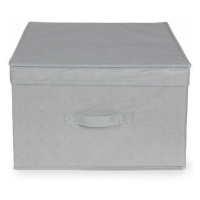 Compactor Skladací úložný kartónový box Wos, 40 x 50 x 25 cm, sivá