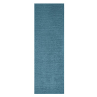 Tmavomodrý behúň Mint Rugs Supersoft, 80 x 250 cm