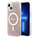 Kryt Guess iPhone 14 6.1" pink hardcase 4G MagSafe (GUHMP14SH4STP)