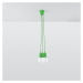 Zelené závesné svietidlo 15x15 cm Rene - Nice Lamps