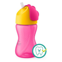 Philips AVENT Hrnček Bendy s ohybnou slamkou dievča 300 ml