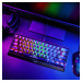 Marvo KG962 EN - R, klávesnice US, herní, mechanická typ drátová (USB), černá, podsvícená, červe