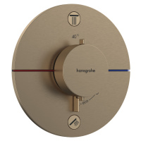 Hansgrohe ShowerSelect Comfort S, termostat pod omietku pre 2 spotrebiče, kartáčovaný bronz, HAN