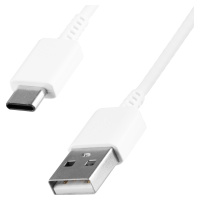 Originál kábel Samsung USB/USB-C 1m - Biely, EP-DG780BWE (Service Pack)