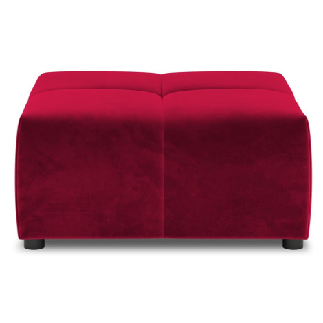 Červený zamatový modul pohovky Rome Velvet - Cosmopolitan Design