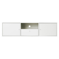 Biely TV stolík 161x42 cm Mistral – Hammel Furniture