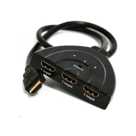 Dat přepínač  HDMI DSW-HDMI-35 switch, 3 cesty GEMBIRD