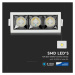 Zapustené bodové LED svietidlo PRO 12° 12W, 6500K, 960lm, VT-2-12 (V-TAC)