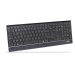 RAPOO klávesnice E9500M Multi-mode Wireless Ultra-slim Keyboard Black