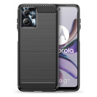 Motorola Moto G13 / G23, silikónové puzdro, stredne odolné proti nárazu, brúsené, karbónový vzor