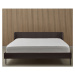 Čierna dvojlôžková posteľ v dekore duba 160x200 cm Wrap – Bonami Selection