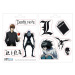 Abysse Corp Death Note Nálepky Death Note Icons 2-Pack (16 x 11cm)