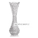 Aurum Crystal Brúsená váza SLIM 155 mm