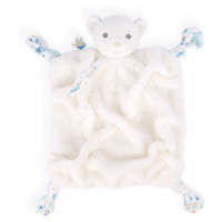 Plyšový medveď maznáčik Plume Doudou Bear Ivory Kaloo biely 20 cm pre bábätká v darčekovom balen