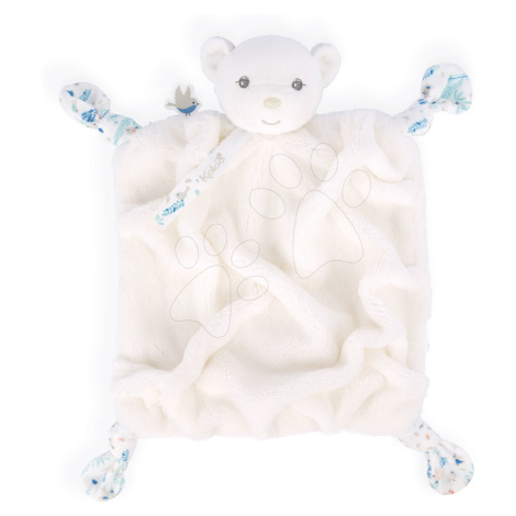 Plyšový medveď maznáčik Plume Doudou Bear Ivory Kaloo biely 20 cm pre bábätká v darčekovom balen