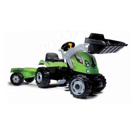 Traktor s nakladačom a prívesom Smoby Farmer Max 710109