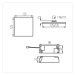 Svietidlo LED štvorcové zapustené Arel 10W, 4000K, 1000lm, AREL LED DL 10W-NW (Kanlux)