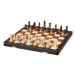 Veľké magnetické drevené šachy