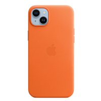 Apple iPhone 14 Plus Leather Case with MagSafe - Orange