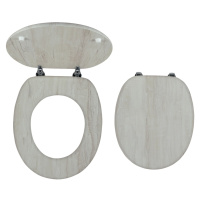 Ferro WC sedátko WC/DUBVELVET, dyhované MDF, kovové závesy, oválne
