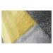 Sivo-žltý koberec Flair Rugs Cosmos, 160 × 230 cm