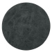 Podložka ZicZac Truman 9,5 cm, súprava 4 ks, čierna