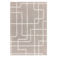 Svetlosivý ručne tkaný vlnený koberec 120x170 cm Ada – Asiatic Carpets