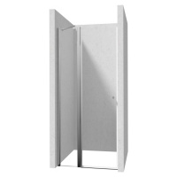 DEANTE - Kerria Plus chróm sprchové dvere bez stenového profilu, 100 cm - výklopné KTSU043P