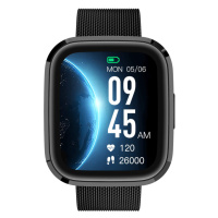 GARETT Smartwatch GRC STYLE Black steel Inteligentné hodinky