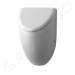 DURAVIT - Urinals Pisoár, zadný prívod, WonderGliss, biela 08233500001