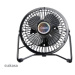 AKASA stolný ventilátor 4", 150 x 160 x 85mm, napájanie z USB portu, hliníkové lopatky