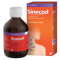 SINECOD sirup proti suchému a dráždivému kašľu 200 ml