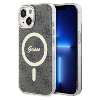 Guess IML 4G MagSafe Zadný Kryt pre iPhone 15 Brown