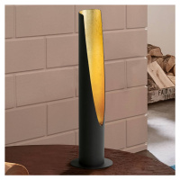 Stolná LED lampa Barbotto v čiernej/zlatej