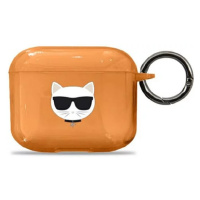 Obal Karl Lagerfeld KLA3UCHFO AirPods 3 cover orange Choupette (KLA3UCHFO)