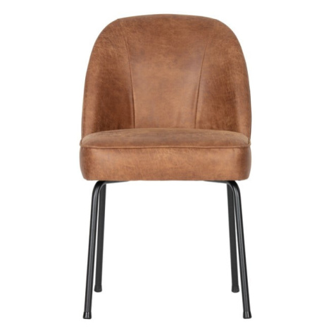 Koňakovohnedé kožené jedálenské stoličky v súprave 2 ks Vogue – BePureHome