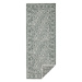 Kusový koberec Twin-Wendeteppiche 103115 grün creme – na ven i na doma - 80x150 cm NORTHRUGS - H