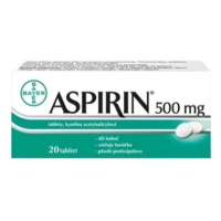 Aspirin 500 mg proti bolesti a horúčke 20 tbl