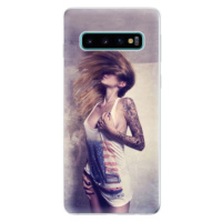 Odolné silikónové puzdro iSaprio - Girl 01 - Samsung Galaxy S10