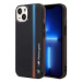 Kryt BMW iPhone 14 6.1" black IML Tricolor Stripe (BMHCP14S22HVGV)