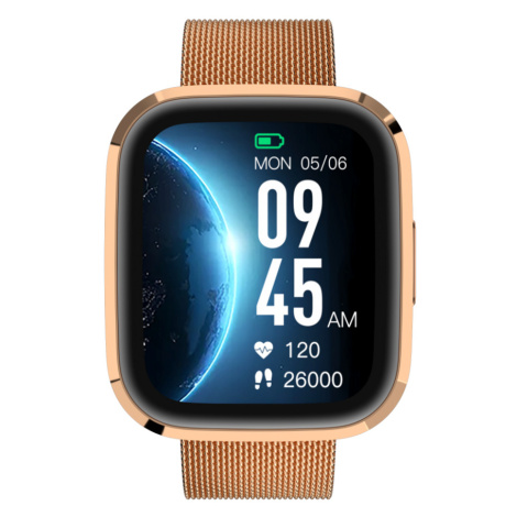 GARETT Smartwatch GRC STYLE Gold steel Inteligentné hodinky, rozbalené