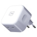 3mk sieťová nabíjačka - Hyper Charger 35W, GaN, 2x USB-C (PD), biela