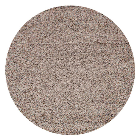 Kusový koberec Dream Shaggy 4000 beige kruh - 80x80 (průměr) kruh cm Ayyildiz koberce