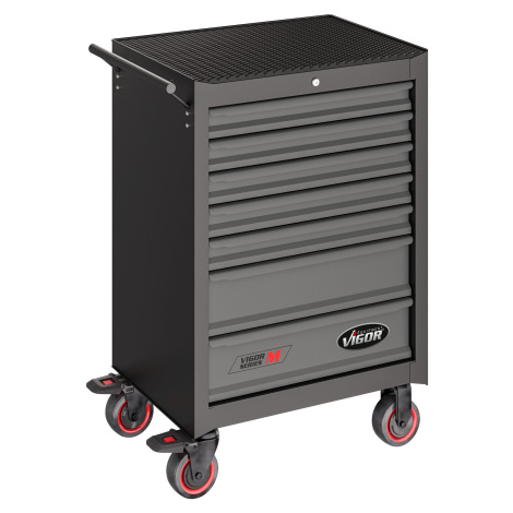 Dielenský vozík na náradie, VIGOR 500N, so 7 zásuvkami - V5489