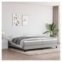 vidaXL Rám na boxspring posteľ bledosivý 200x200 cm látka