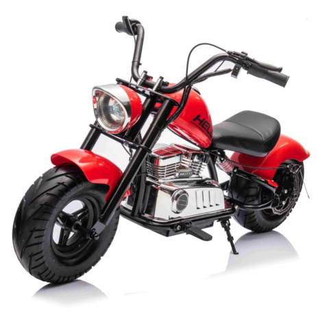 mamido Detská elektrická motorka Chopper Warrior 36V červená