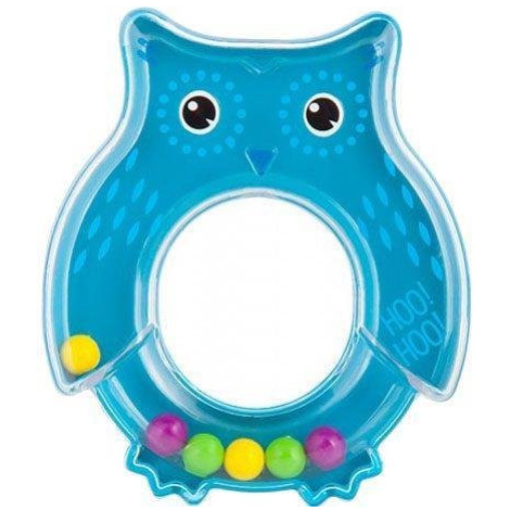 CANPOL BABIES Hrkálka sova - modrá