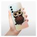 Odolné silikónové puzdro iSaprio - Owl And Coffee - Samsung Galaxy A34 5G