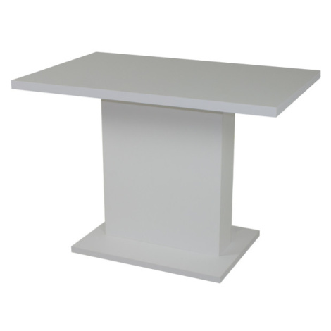 Sconto Jedálenský stôl SHIDA 1 biela, šírka 90 cm Houseland